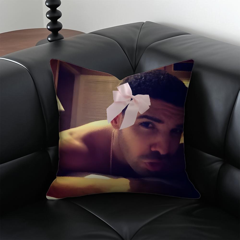 funny ddrake meme Cushion Cover Pillow Case Antidustmite Invisible zipper silky plush cushion