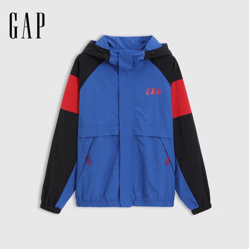 

Gap Unisex 2025 Spring Water-Repellent Color-Block Hooded Jacket 2XL