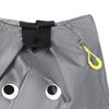 Swim Bag Backpack Dry Wet Separated Swimming Bag Portable Waterproof with Zipper Beach Bag Grey