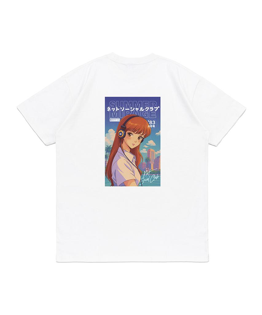 NET SOCIAL CLUB City Pop Girl Tee (White)