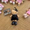NEW styles Hello Kitty black leopard Plush Toy Keychain Sanrio Stuffed Toy Kitten Anime Stuffed Animals Pendant Girly Bag Charm