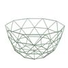 Coș de sârmă geometrică modern bol de depozitare pentru fructe Suport pentru suport de afișare pentru tacâmuri