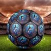Marine Life Emblem Round Football Size 5 Adult Ball Suitable for Training Matches and Outdoor Team.