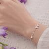 Women Butterfly Bracelet Adjustable Slim Link Chain Bracelet Girls Dainty Rhinestone Butterfly Bracelet Jewelry Gift for Her Friends
