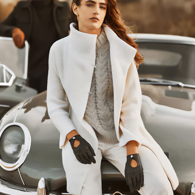 DENTS Truckston Women's Driving Gloves - Black