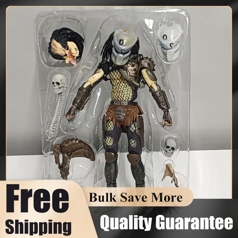 NECA Predator Figur Ultimativer Schamane Ältester Gepanzert Verlorener Krieger Dschungeljäger Schlangenblick Predator Alien Figur Modell Spielzeug Geschenke