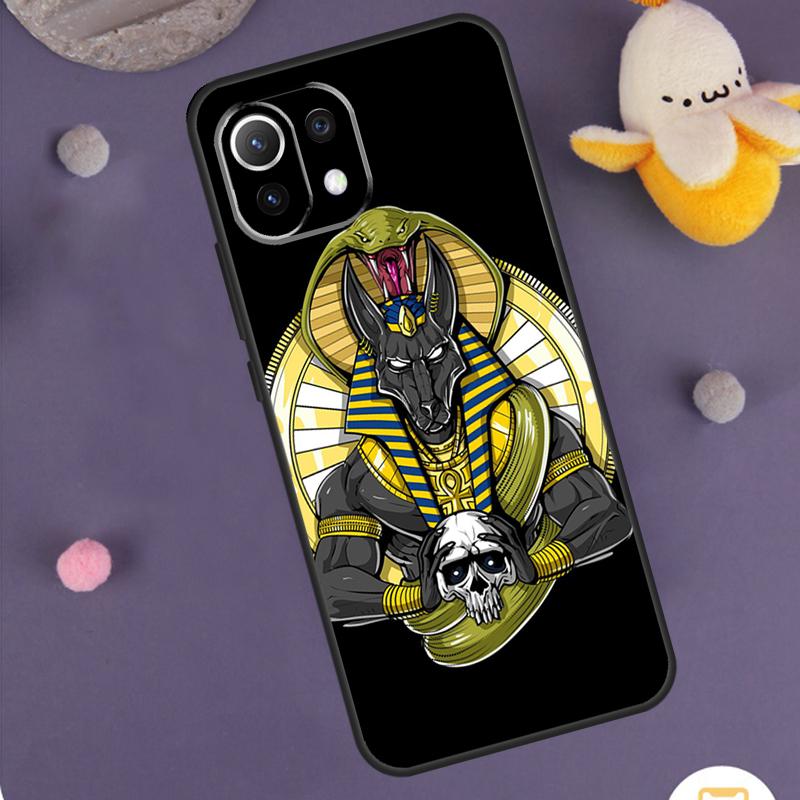 Anubis Egyptian God Case For Xiaomi 15 14 Ultra 13T 14T 15T 17 Pro Max POCO F8 Ultra X5 X6 X7 F5 F6 F7 Pro Cover