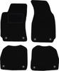 Black Velour Floor Mats For: Skoda Superb I Sedan (2001-2008)