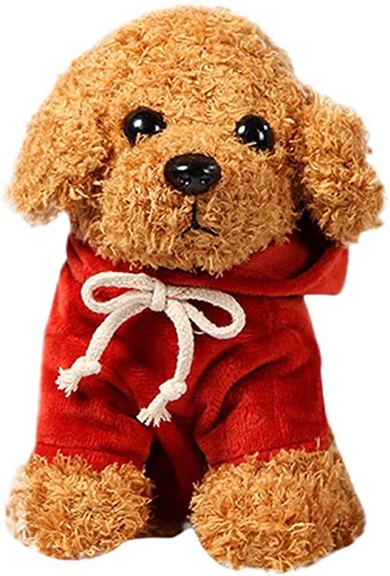 Небесная Семерка Игрушка Плюшевая Собака Питомец Щенок 22 (красный)
