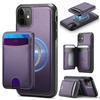 JEEHOOD J10 Flip Card Bag MagSafe Split RFID Leather Phone Case