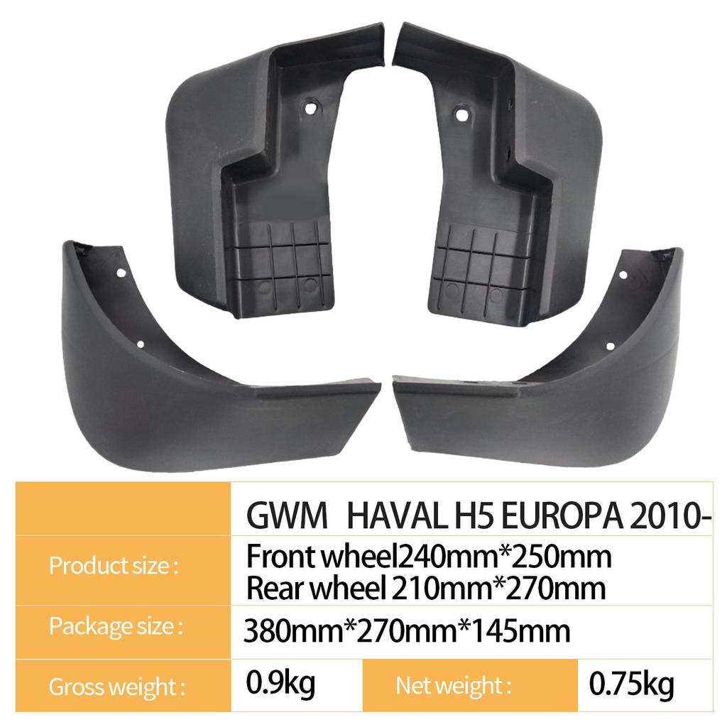 European Style Mudguard for Great Wall Haval H5 2010