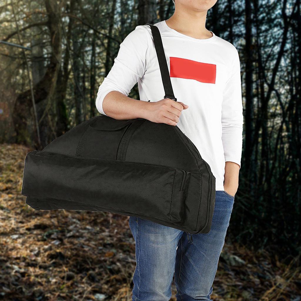 Archery Compound Bow Backpack Longbow Bag Pouch Outdoor Shooting Hunting Black