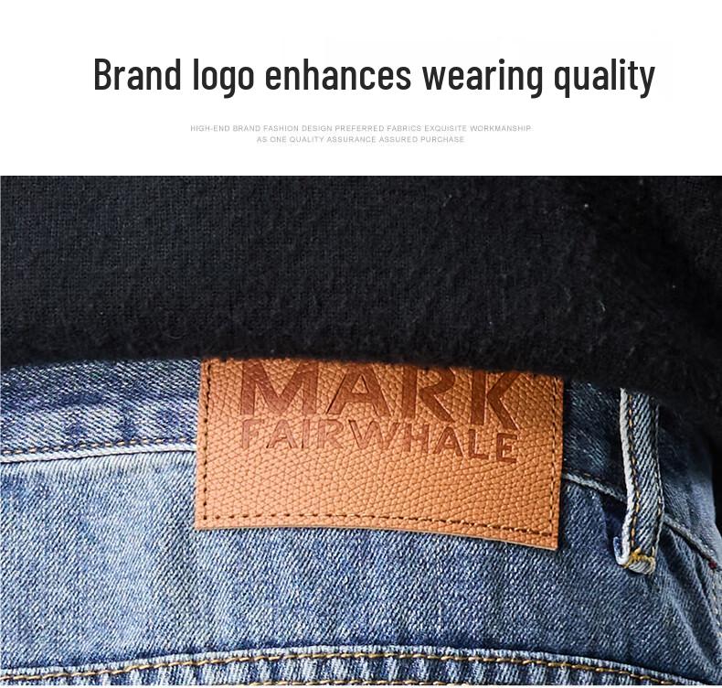 Mark Fairwhale Men's Distressed Washed Loose Fit Jeans