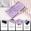 For iPhone 17 Flip Case for iPhone 16 15 14 Plus 13 12 17 Pro Max 17E 16E Cases Flower Leather Wallet Back Cover Card Holder