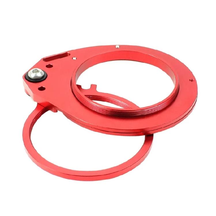 Aluminum Alloy M67 Thread Camera Lens Adapter Flip Lens Adapter Mount Diving