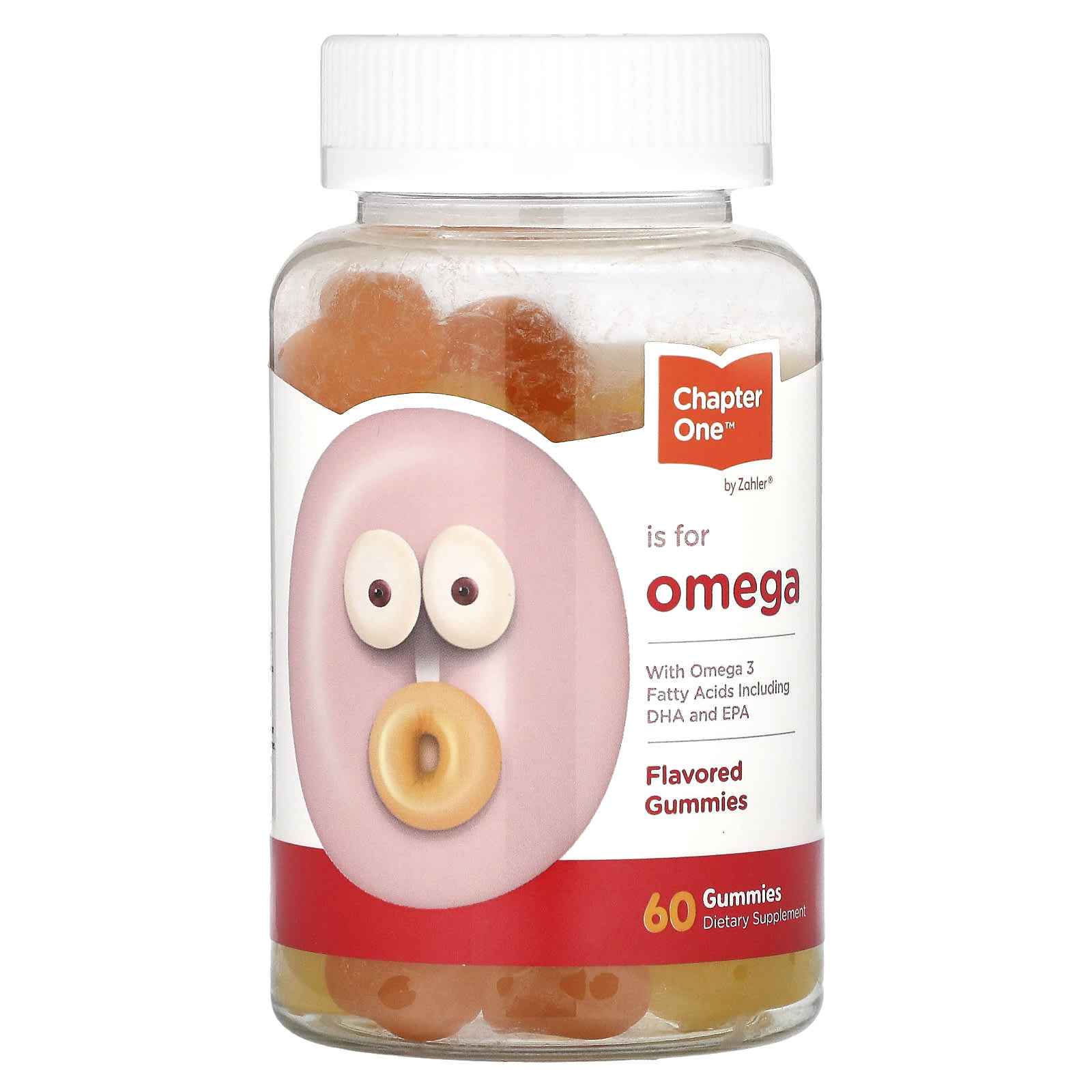 

Omega 3, Flavored Gummy Jelly, 60 Gummies
