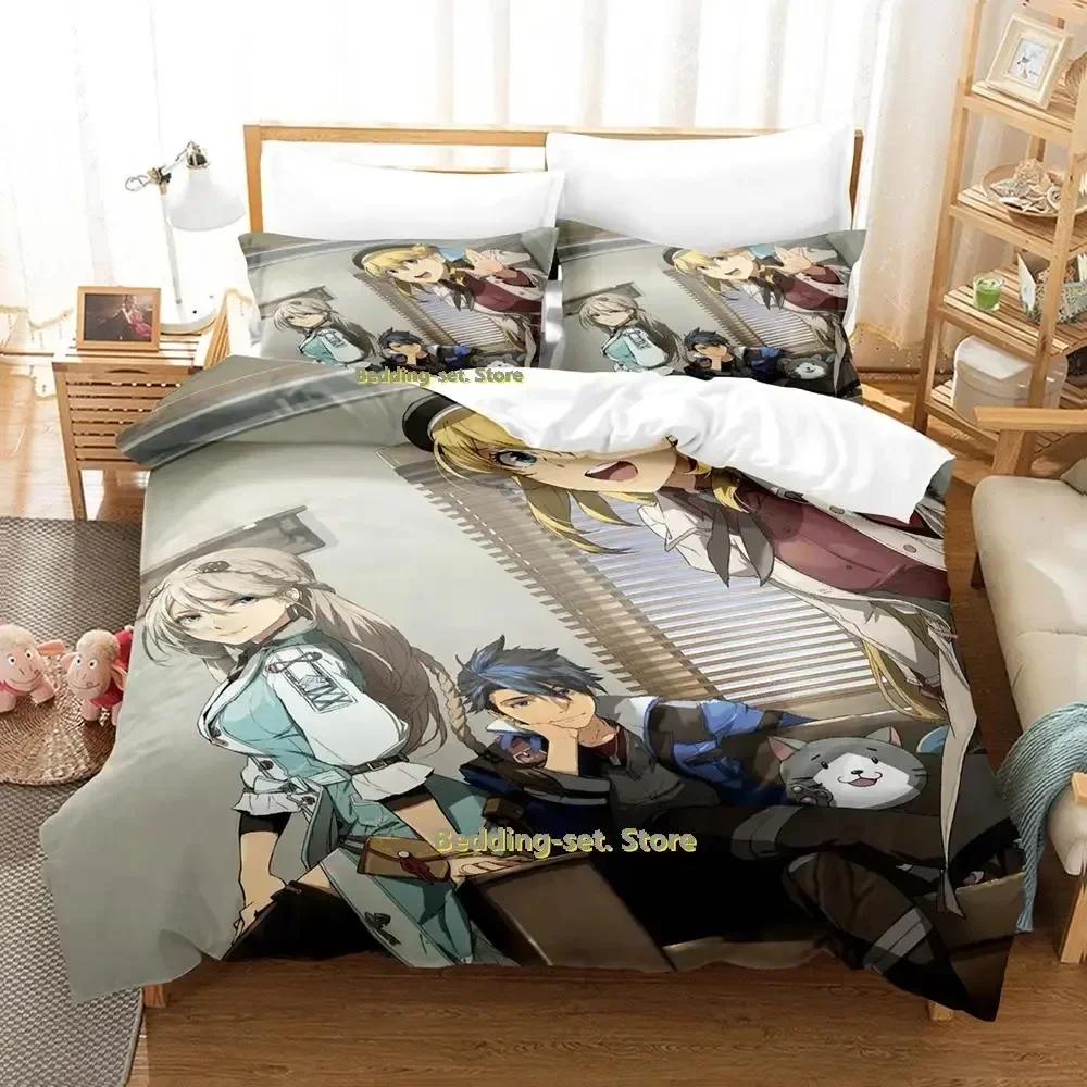2023 The Legend Of Heroes Kuro No Kiseki 2 Bedding Set Single Twin Full Queen King Size Bed Set Teenager Bedroom Duvetcover Sets