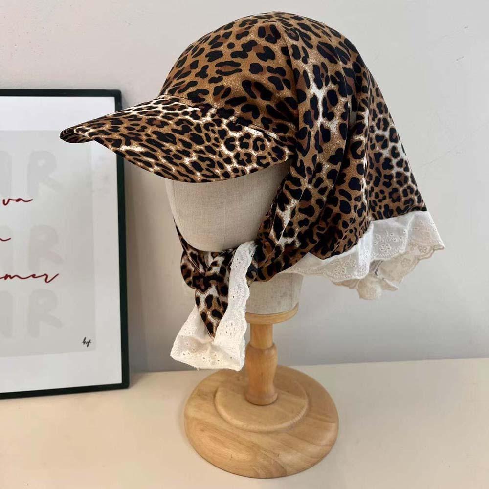 Retro Scarf Peaked Cap Floral Triangle Headscarf Hat Driving Y2K Headscarf Baseball Hat Streetwear