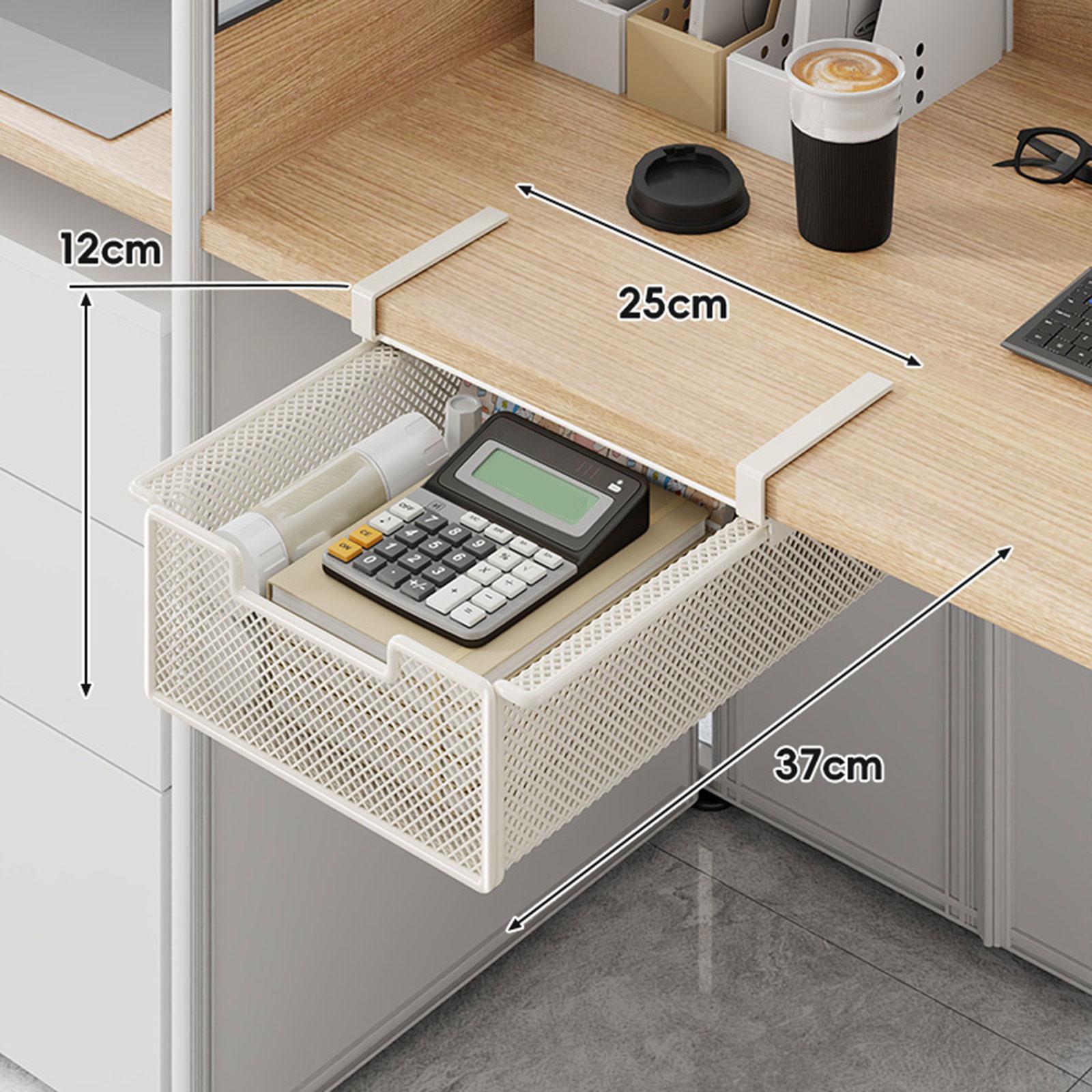 Metal under Cabinet Hanging Drawer Wire Basket Organizer Pull out Storage Shelf Home Decor Kitchen Cupboard Organization