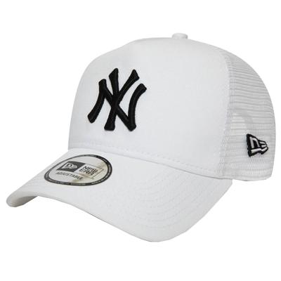 Essential New York Yankees MLB Trucker Cap, Mens White Cap