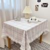 Hot Girl Heart Lace Side Tablecloth Floral Cartoon Round Table Mat Multi Functional 140*140CM Decorative Fabric Home Decoration