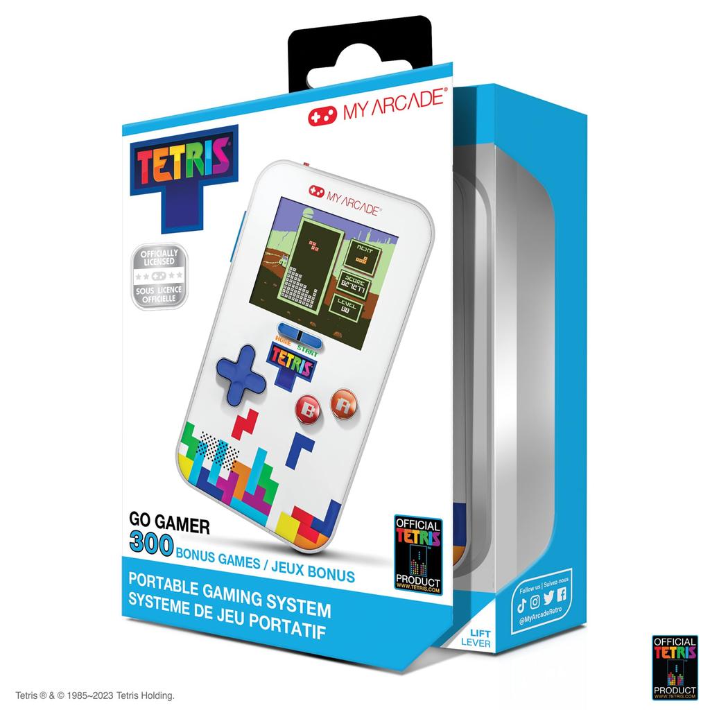 My Arcade An Officially Licensed Tetris Handheld Game Includes 300 Bonus Arcade Tetris Console. Games.