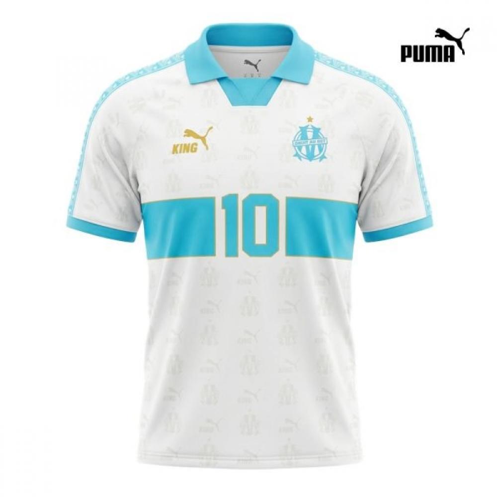 Puma Galleria King ReTro Jersey Ss T shirT Olympique Marseille 95
