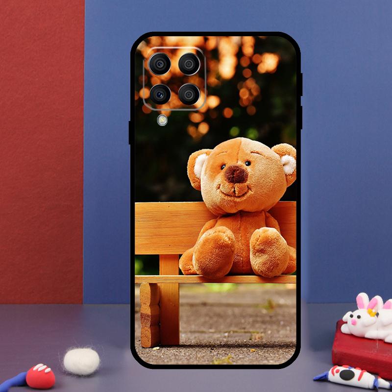 Cute Bear For Samsung Galaxy M14 M34 M54 M33 M13 M23 M53 M15 M55 M31 M51 M20 M30s M32 M52 Phone Case