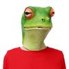Halloween frog headgear, funny animal mask, live broadcast ghost face, film and television performance props, stage performance supplies
