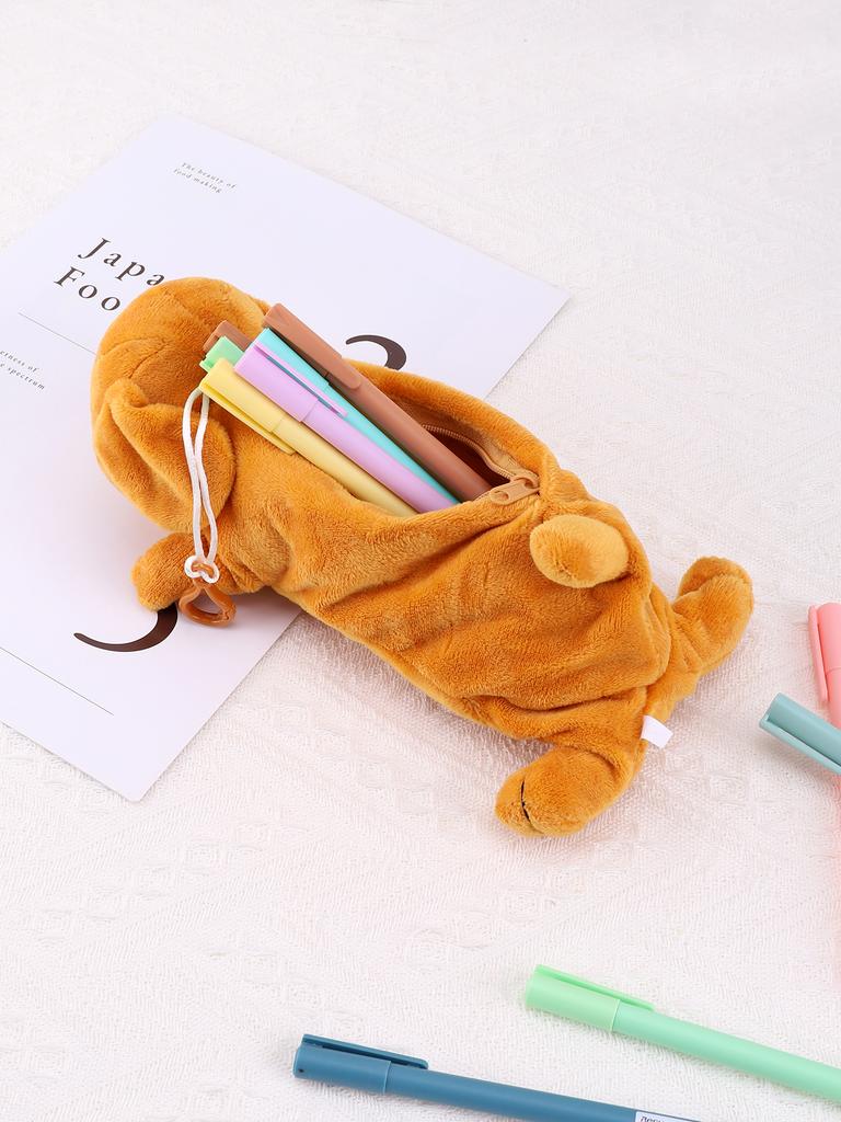 Dog Pencil Case Large Capacity Pencil Pouch Stationery Desk Organizer School Supplies Back To School Novelty Gifts Pencil Ca