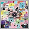 50 Cute Cartoon Camera Stickers for DIY Decoration - Perfect for Milk Tea Cups, Water Cups, or Notebooks
