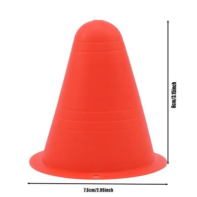 10 UNIDADES Marcadores de Patinaje Conos de Entrenamiento para Carretera Patinaje sobre Ruedas Fútbol Roller Fútbol Rugby Entrenamiento Torre Suave Obstáculo de Patinaje Pila de Patines sobre Ruedas NUEVO