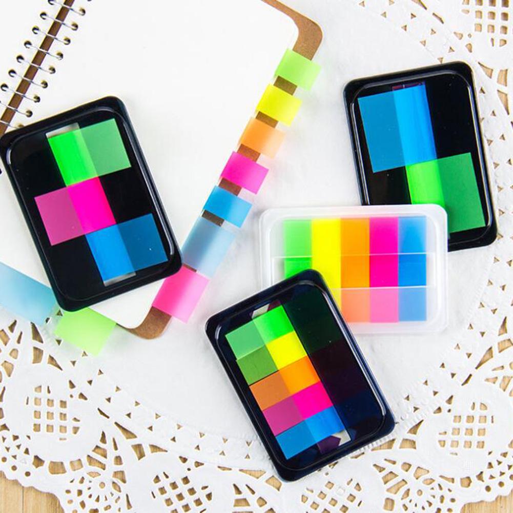 500X Fluoreszenz Sticky Notes Memo Flags Lesezeichen Marker Tab Aufkleber 500X Fluoreszenz Sticky Notes Memo Flags Lesezeichen Marker Tab Aufkleber