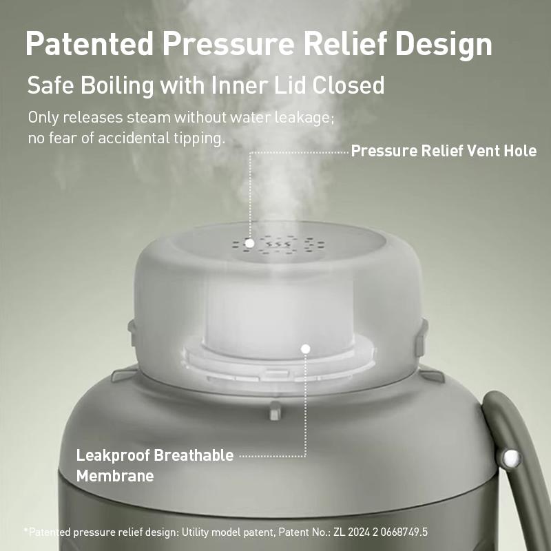 Philips Draagbare Waterkoker AWP2785 Elektrische Waterkoker Beker 5 temperatuurinstellingen 1000 ml SUS316 roestvrij staal