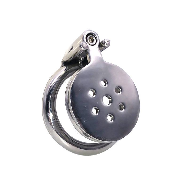 Male Slave Super Mini Chastity Cage Stainless Steel Chastity Device Penis Cage Cock Ring with Lock Sex Toys for Men