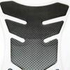 Motorcycle Fuel Tank Sticker Carbon Fiber Style Skull Shaped Gas Tank Protector Decal Pad