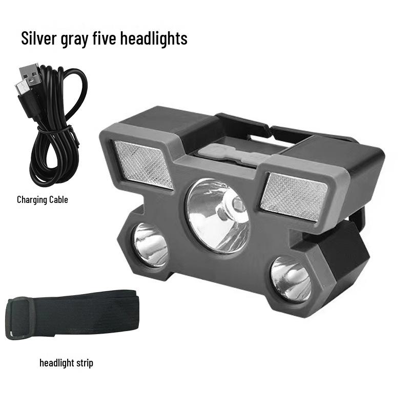 

Пятилучевой перезаряжаемый светодиодный фонарь для ночной рыбалки и добычи полезных ископаемых с мощным светом, высокой яркостью, дальним освещением и портативной конструкцией.