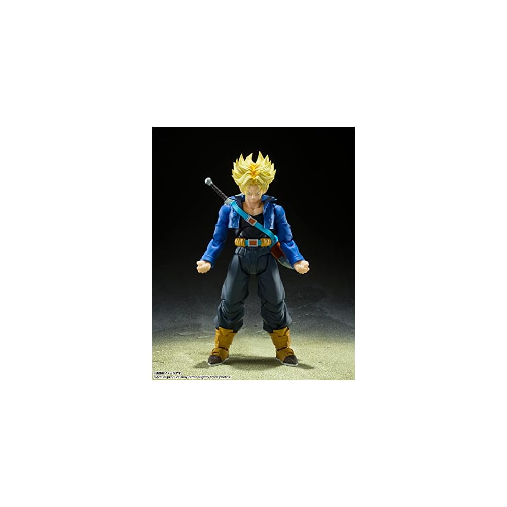 TAMASHII NATIONS S.H. Figuarts Dragon Ball Z Super Saiyan Trunks Future Boy 140mm PVC ABS Action Figure