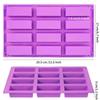 12 Cavity Granola Bar Mold Silicone Rectangle Energy Bar Mold,Cereal Bar Molds for Ganache, Chocolate Bar, Truffles, Cheesecake