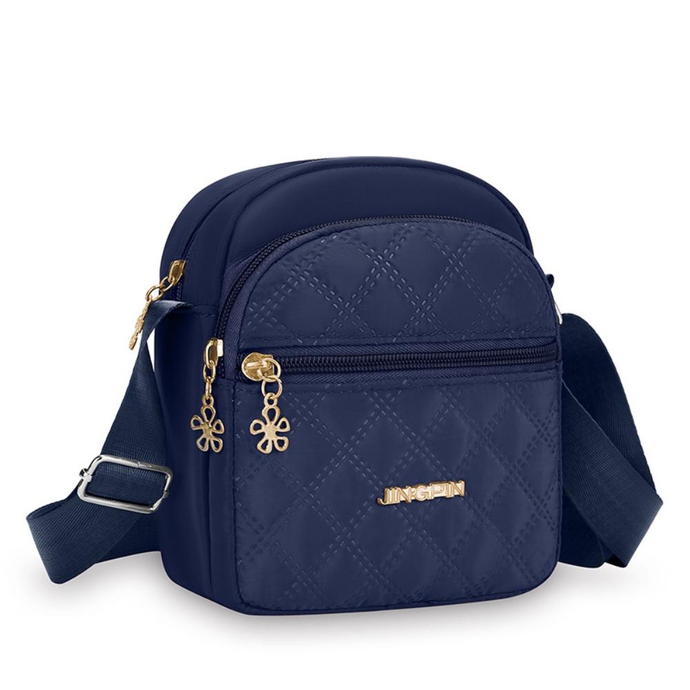 New Nylon Small Square Bags Multifunctional Crossbody Messengers Bag Multi-compartment Shoulder Bag