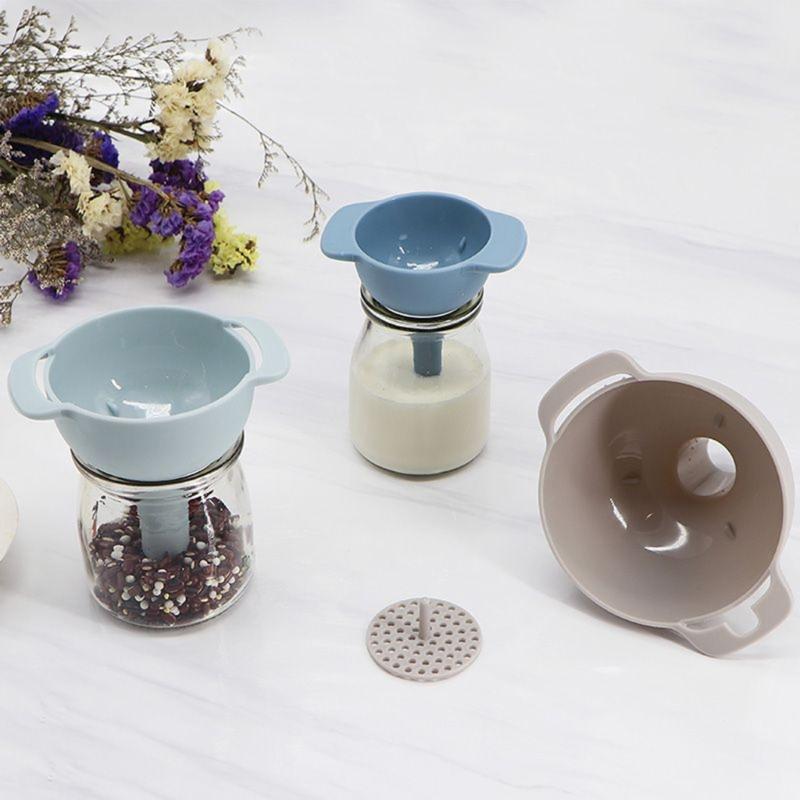 Multifunctional Pouring Set Reusable Kitchen Funnel Versatile Oil Funnel Plastic Material for Easy Pouring and Filtering