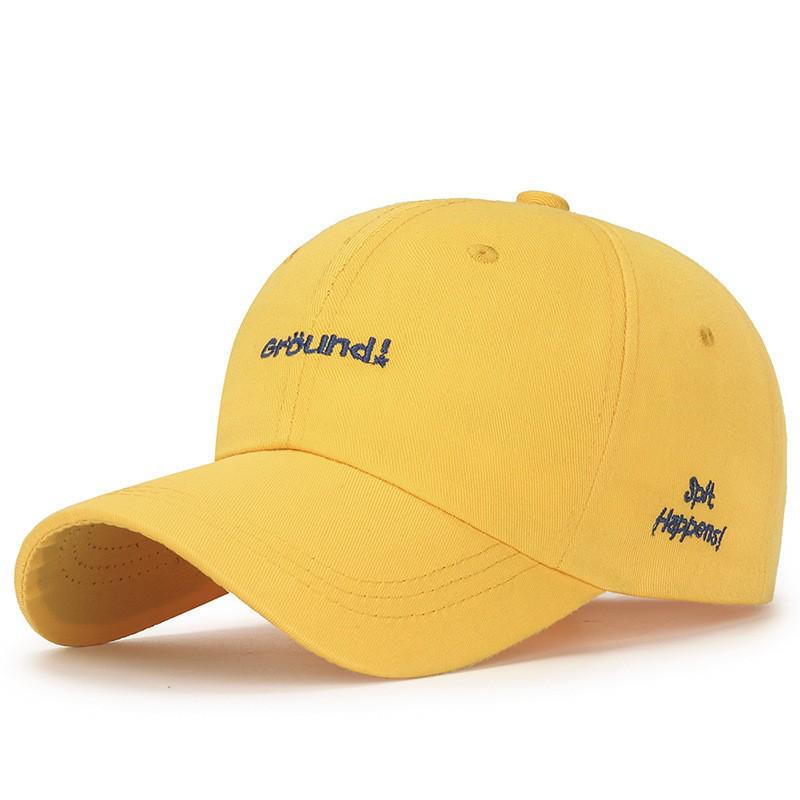 Korean-Style Trendy Unisex Sunshade Baseball Cap – Embroidered, Duckbill Design for Casual and Outdoor Wear.