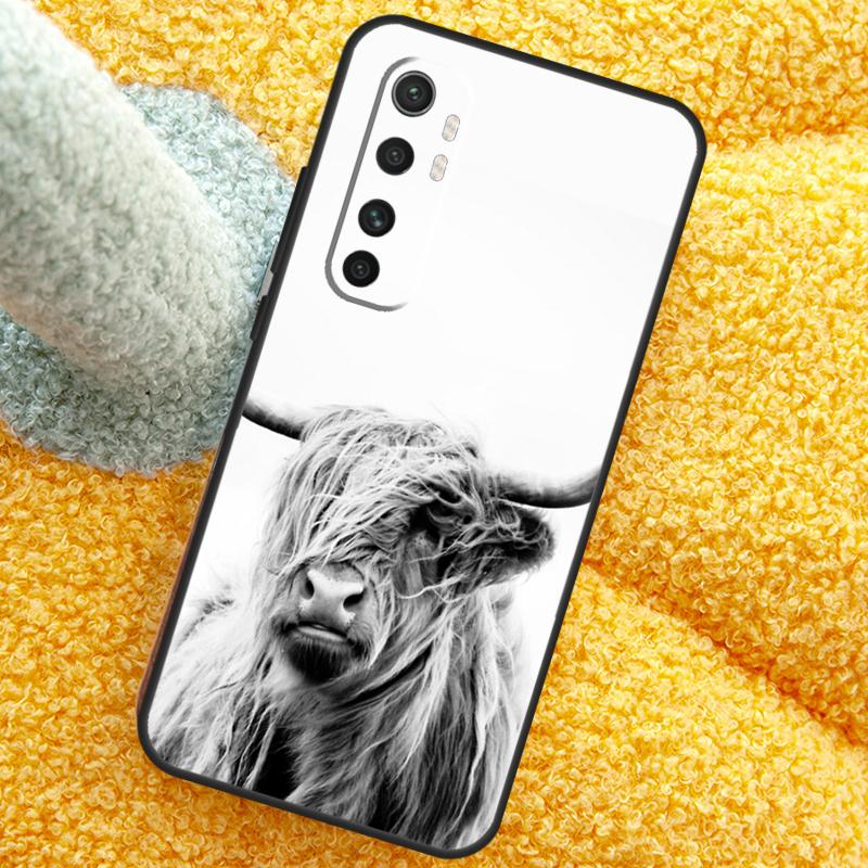 Cute Highland Cow Case For Xiaomi 15 14 Ultra 13T 14T 15T 17 Pro Max Cover For POCO X7 F8 Pro X3 X5 X6 F5 F6 F7
