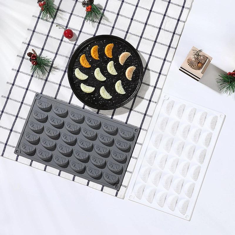 Stampo per Torta Mousse Design Arancia 30 Cavità Stampo per Torte in Silicone da Cucina Stampo per Cioccolato Strumento per la Cottura di Dolci Francesi