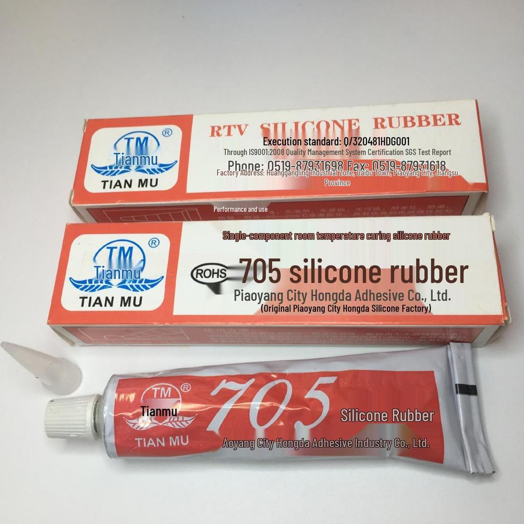 Tianmu 705 Transparent Silicone Sealant: Waterproof, High & Low Temp Resistance (-60°C To 250°C).