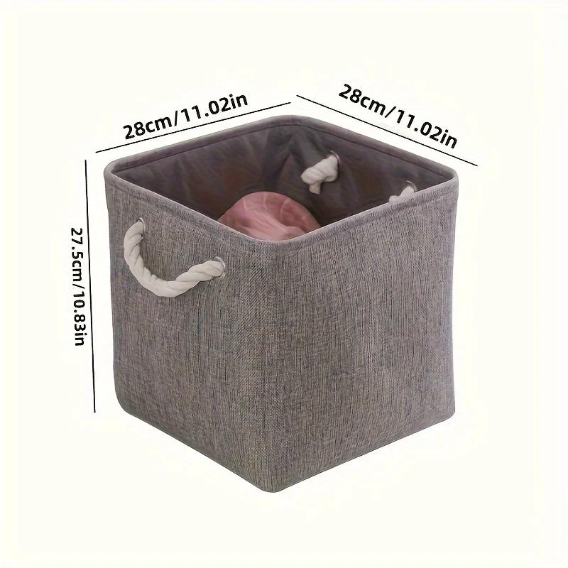 Portable Fabric Clothing Storage Box Storage Dust-proof Clothing Organization Storage Box Finishing Box Handheld Storage Basket