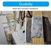 50Pcs AntiNail Protections Plate Shield Cable Wire Protector Plate Safety Nail Plate for Wood Studs Easy to Install