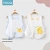 Youqi Baby Sleeveless Summer Jumpsuit - Cute, Lightweight, Side-Opening Design