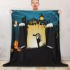 Fleece Wearable Blanket With Sleeves Cozy Hooded Throw Adults Winter Lounge Sleepwear Costume