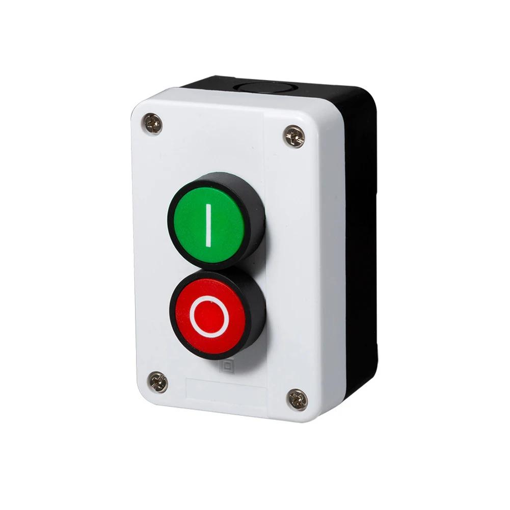 1pcs Waterproof Button Box Switch Self Recovery Plastic Case Emergency-Stop Reset Point Electric Box Industrial Handheld Control